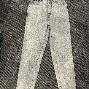 Women's Gray Barrel Jeans
